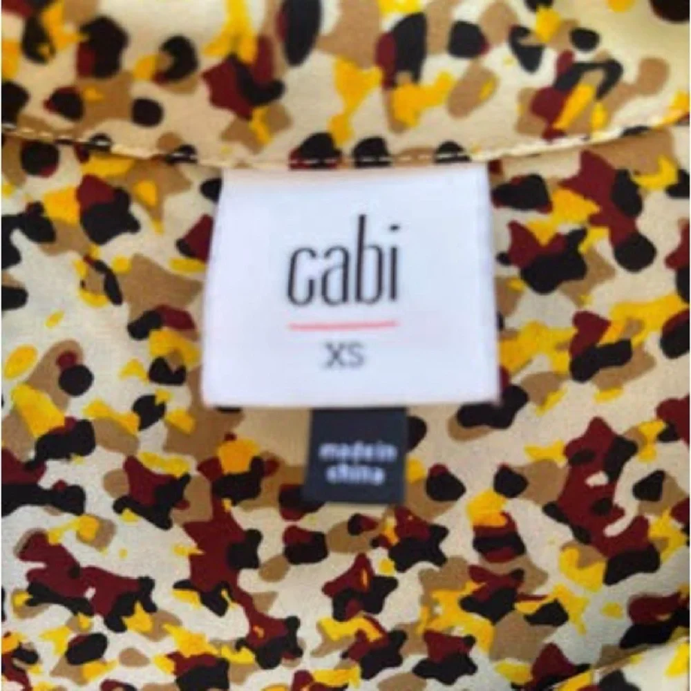 CABI #4241 Autumn Superstar Shirt Blouse Collared Popover Size XS - Picture 4 of 5